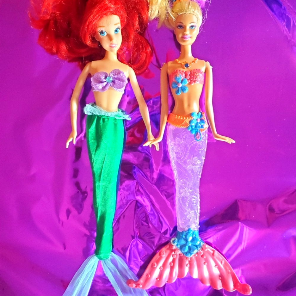 2-piece MERMAID Style Barbie Bundle